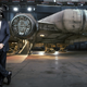 Illustration for article titled Clearest photo yet of the new Millennium Falcon—featuring iDarth Iger/i